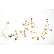 MrsBLOOM kerstslinger star garland ocher beads